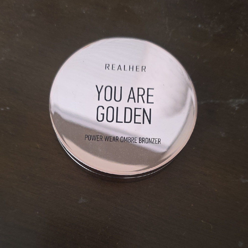 RealHer You Are Golden Bronzer in Silver Compact